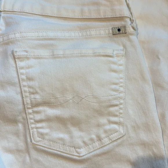 Lucky Brand White Sweet Straight Leg Jeans Classic Style 6/28 - Picture 7 of 8